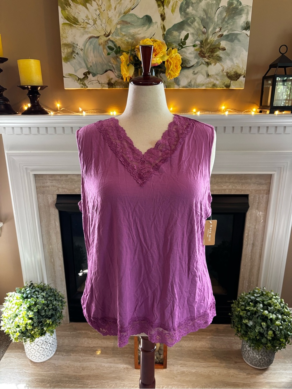 *NEW* Kate Hill Knit Essentials Tank - Size 3XL